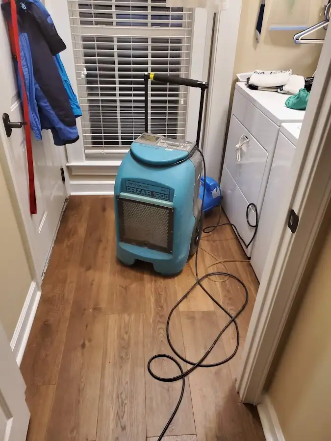 Commercial dehumidifier deployed for Crawl Space Restoration in Surfside
